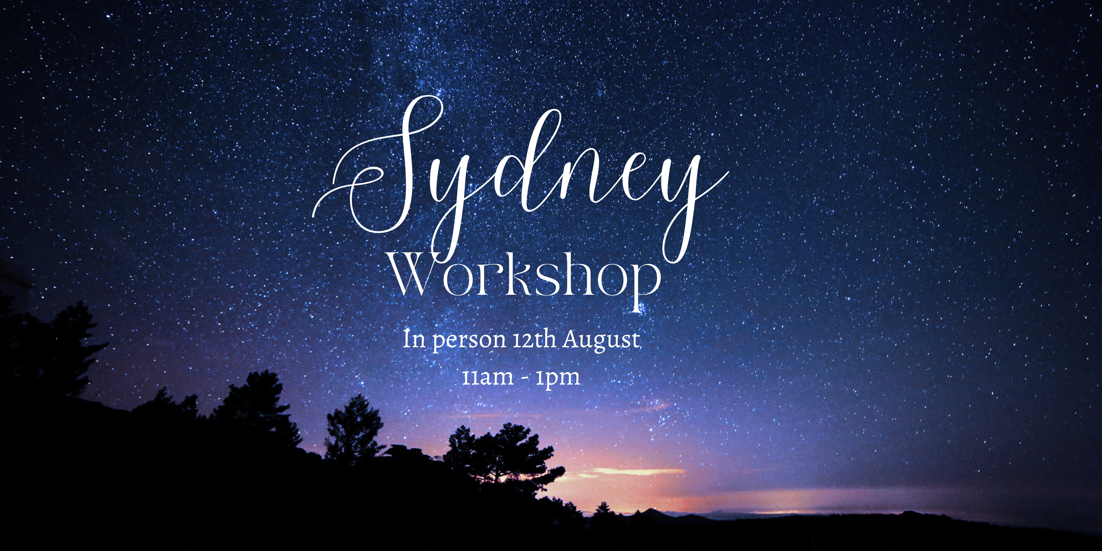 Sydney workshop Aug 12th 2023